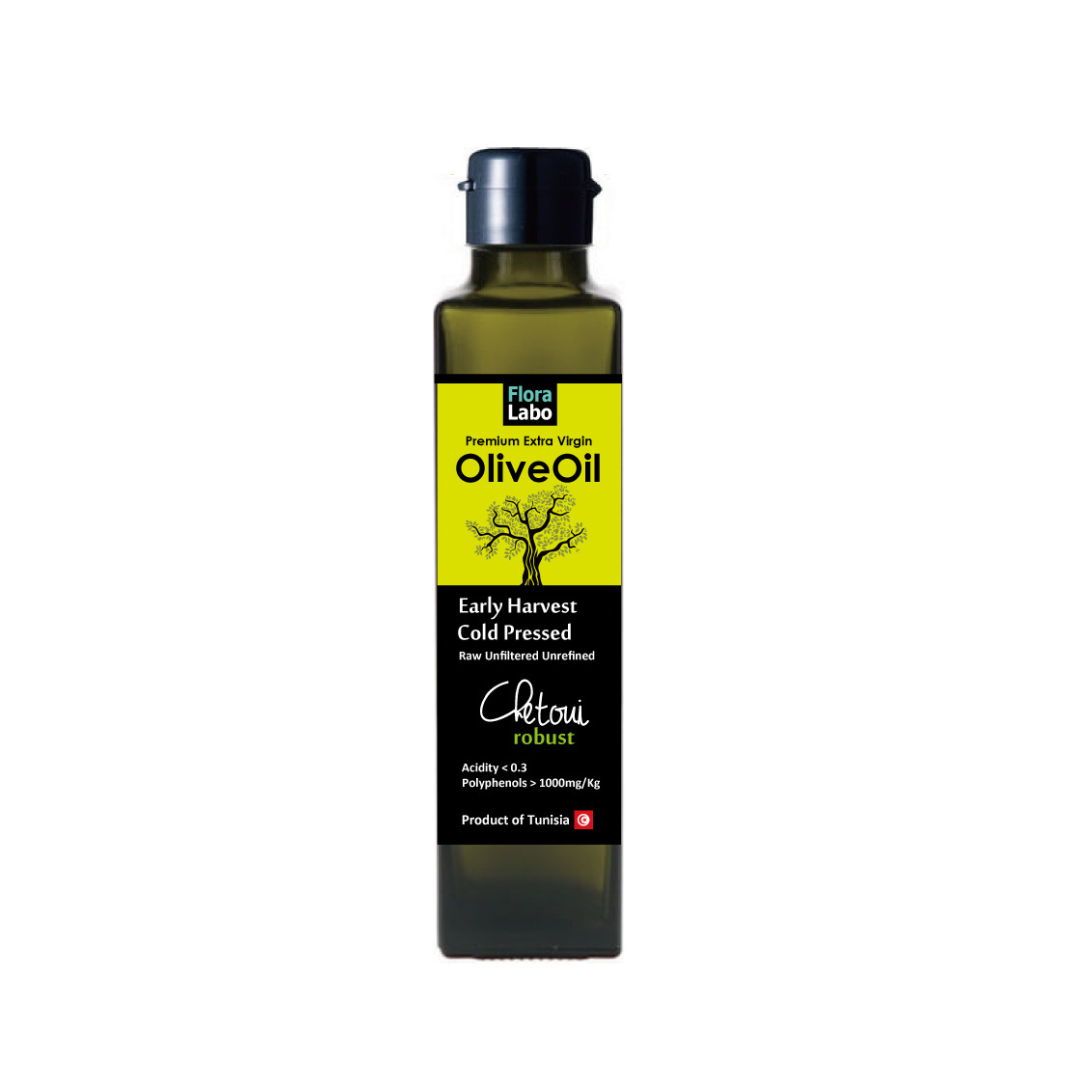 フローラ・ラボ エキストラバージンオリーブオイル150ml(CHETOUI ROBUST)
